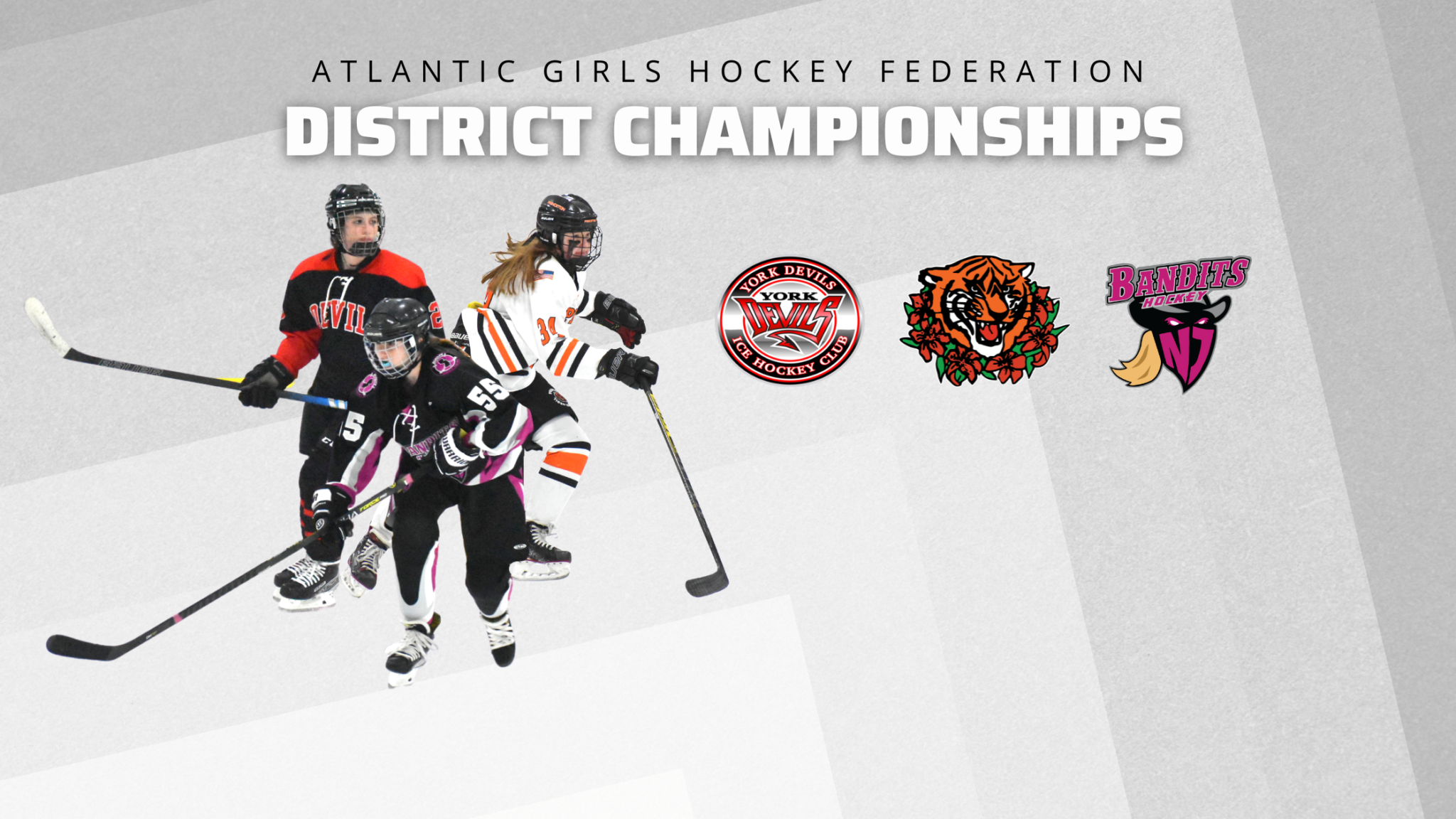 Advancing to Atlantic District Championships Atlantic Girls Hockey