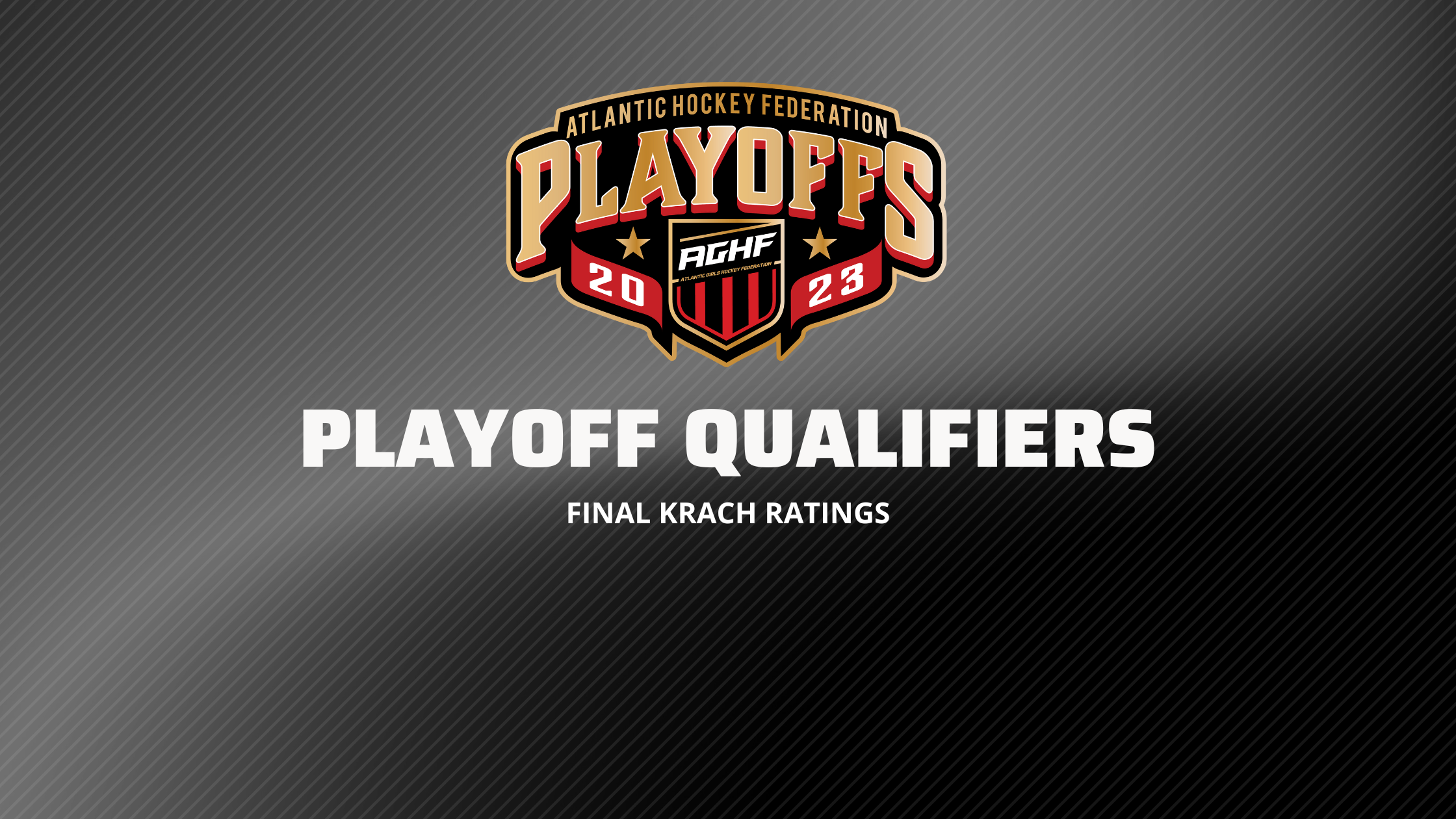 Playoff Qualifiers Atlantic Girls Hockey Federation