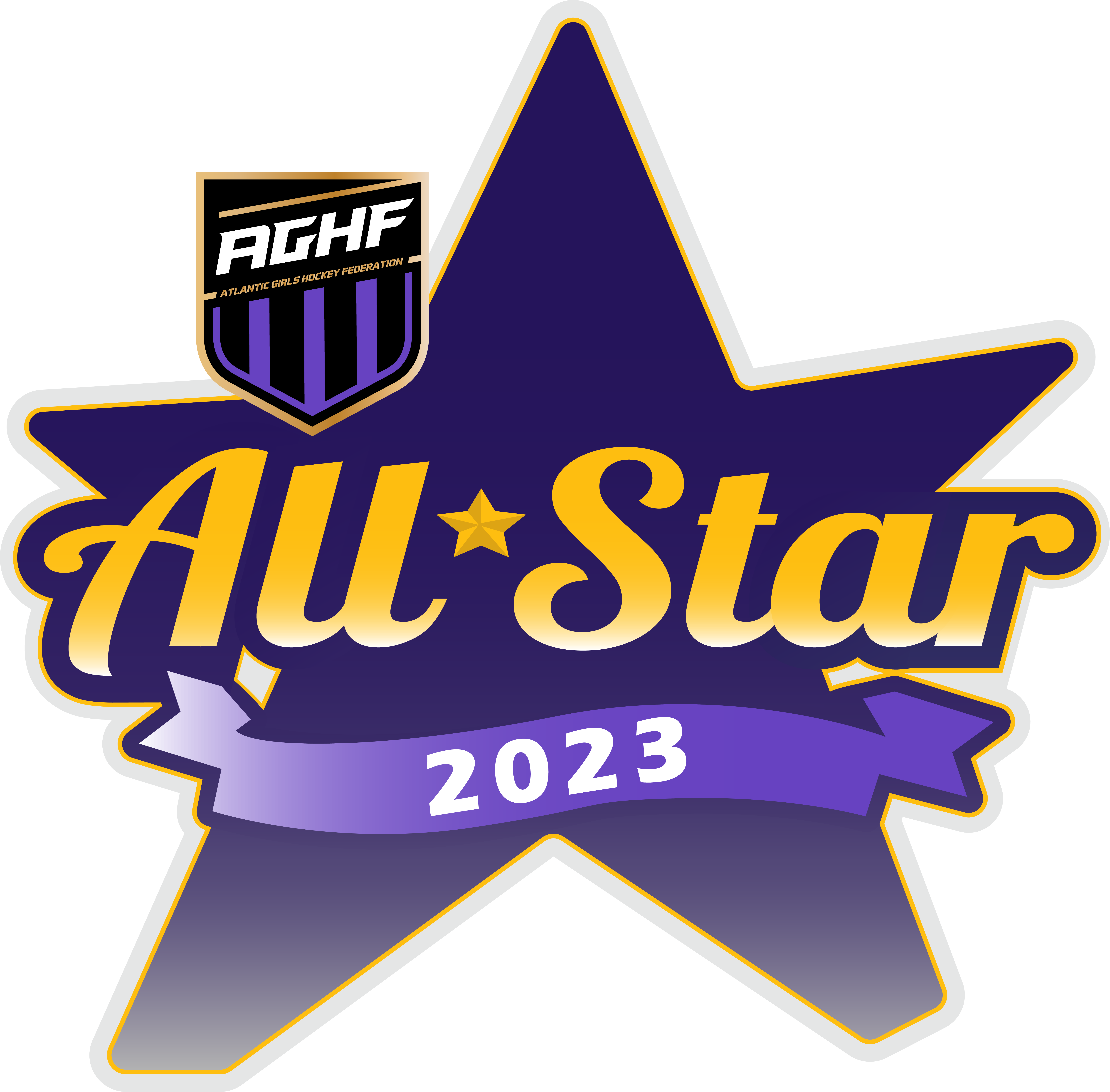 2023 AGHF All Star Purple Logo